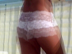 Asian stomping slave on the terrace by Femdom Austria