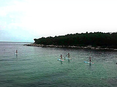 Paddle Boarding And Sunbathing Babes On Vacation Miss Pussycat With Rebeka Ruby Adriana And Sammy