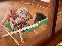 Charlie Rose in Window Wank - DownblouseJerk