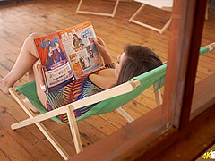 Charlie Rose in Window Wank - DownblouseJerk