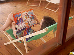 Charlie Rose in Window Wank - DownblouseJerk