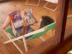 Charlie Rose in Window Wank - DownblouseJerk