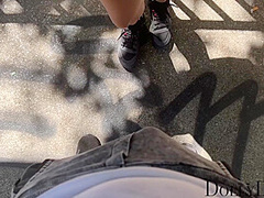 Public Teen Fuck - Juicy Squirting Orgasm All Over Him - Dolly Dyson