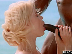 Bangs A Bbc On The Beach With Lika Star