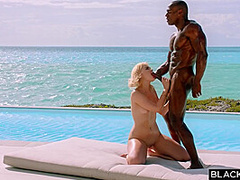 Bangs A Bbc On The Beach With Lika Star