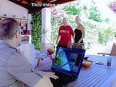 Playing With Oil And Gets Ass Fucked - Terry Kemaco And Mallory Moore
