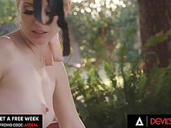 DEVILS FILM - Hot Maya Kendrick Enjoys A Treat From Her Sexy Neighbor Charlotte Stokely