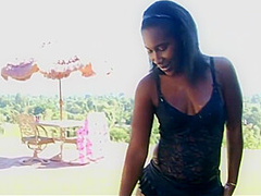 Making A Guy Horny With Her Sexy Lingerie The Ebony Enjoyed His Drilling Bbc