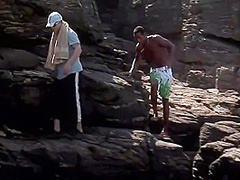 Loves Interracial Dp On The Beach - Tarra White