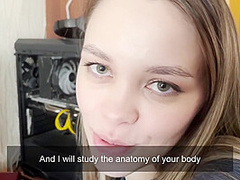 En Studerende Pige Studerer Anatomi I Praksis