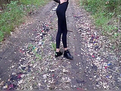 Cogida En El Bosque Publico Con Anal Profundo Para Corrida En Su Enorme Culo 7 Min