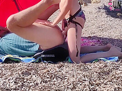 Man Fucked In The Ass Right On The Beach!