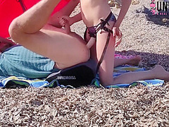 Man Fucked In The Ass Right On The Beach!