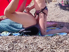 Man Fucked In The Ass Right On The Beach!