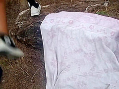 I Find A Strange Teenager In The Woods And She Asks Me To Help Her Cum