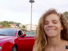 Petite Slutty Teen Hitchhiking For Dick! - Sabrina Spice