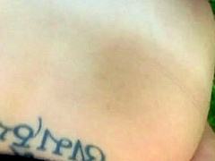 Nasty Brunette Babe Outdoor Blowjob - SoloAustria