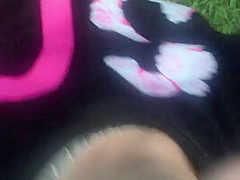 Nasty Brunette Babe Outdoor Blowjob - SoloAustria