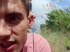 Jordi Pounded In The Field With Adel Asanty, Dark Haired And Jordi El Nino Polla