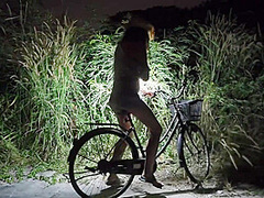 Exclusiv Pee In Savana Before Sun Rise# Net Dress N No Panties For Night Safari