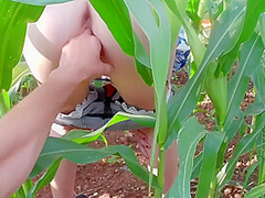 My Pussy Swallowed The Biggest Corn Ever Found In Cornfield