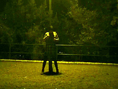 Kinky Couple Masturbates Together In A Public Park