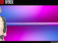 PART NВ°1: CALI CRUZ & LOUISE DU LAC HAVE FUN AND GET HOT AT KOKINOOS SPACE - PissVids