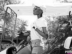 Horny Black Slut Zaawaadi Gives Her Asshole to Golf Coach in Broad Daylight GP2027 - PornWorld