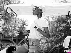 Horny Black Slut Zaawaadi Gives Her Asshole to Golf Coach in Broad Daylight GP2027 - PornWorld
