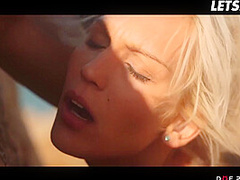 Beach Blowjob With Sexy Babe With Cecilia Scott