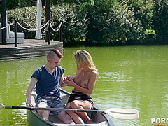 Stacked Cougars Shalina Devine & Kitana Lay Young Guys for Fun GP1729 - AnalVids