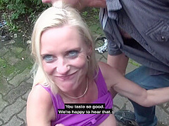 Free Premium Video Hard Outdoor Threesome With Two Guys Share A Milfs Cunt! Stevenshamedating - Dirty Tina