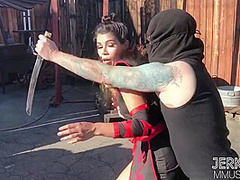 Sexy Ninja Assassin With Harley Haze, Whitney Wright And Tommy Pistol
