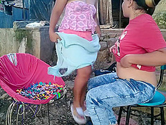 Disfrutando De Un Buen Sexo Con Mi Amante En Su Patio