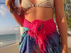 I Wet My Diaper In The Beach Iamlittlekathy 1080p