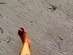 I Wet My Diaper In The Beach Iamlittlekathy 1080p