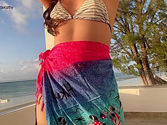 I Wet My Diaper In The Beach Iamlittlekathy 1080p