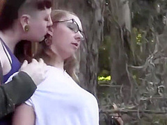 Jolene Parton And Maggie Mayhem In And Love Getting Wild In The Woods