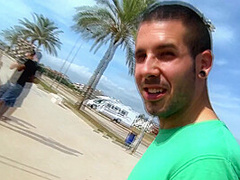 Tourists Pick Up Blond Bitch For Outdoor Sex - FemdomSex