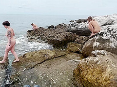 4girl Naked Sunbathing And Swimming On Island Vacation With Sammy Adriana Miss Pussycat Rebeka Ruby