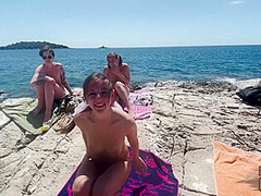 4girl Naked Sunbathing And Swimming On Island Vacation With Sammy Adriana Miss Pussycat Rebeka Ruby