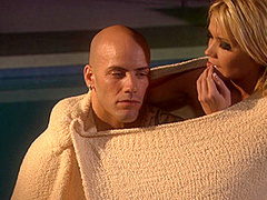 Samurai Knight fucking blonde slut! by Villa outdoor fun