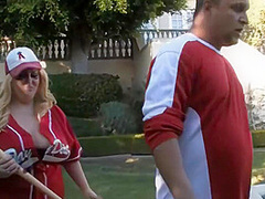 Hillary Hooterz In Cant Play Baseball But She Can Fuck