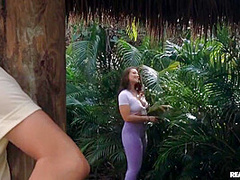 Lucky Gardener Fucks Teen And Milf