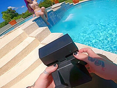 Uncut James, Val Steele And Valerica Steele - Goth Model Squirts And Gets Creampied During Photoshoot