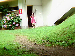 Sexy Japanese babe gets an outdoor fingering by Asian Public Sluts