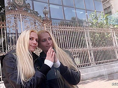 German Scout And Haley Hunter In Shy Teen Without Tattoos Talk T