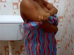 Real Africans - POV CellPhone Footage Gonzo Blowjob in Public Bathroom
