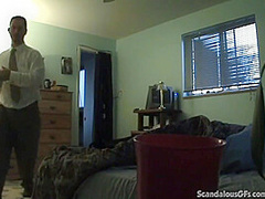 Cheating busty slut seduces plumber