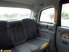 Petite 21yo cab GF fucked in taxi outdoor by taxi driver
